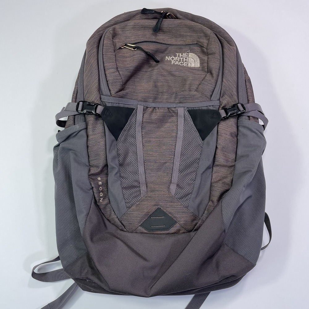 North Face Backpack Recon Outdoors Copper Pink Purple Hiking Multi Pocket
